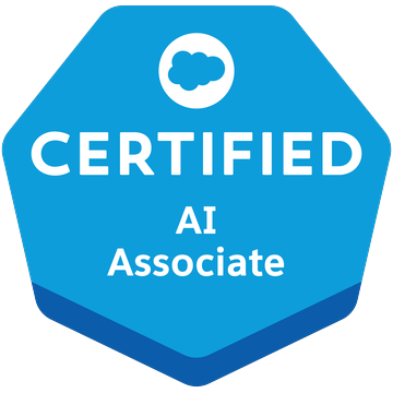 Salesforce Certified AI Associate badge