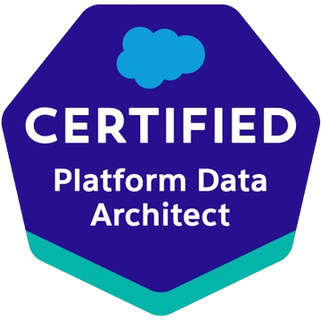 Salesforce Certified Data Architect badge