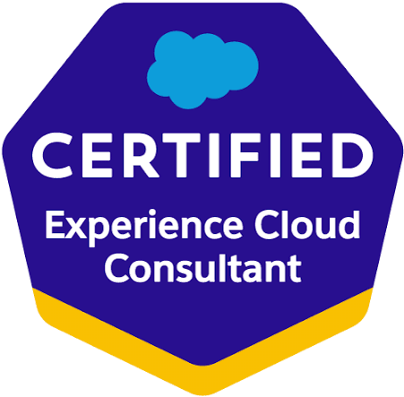 Salesforce Certified Experience Cloud Consultant badge