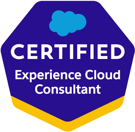 Salesforce Certified Experience Cloud Consultant badge