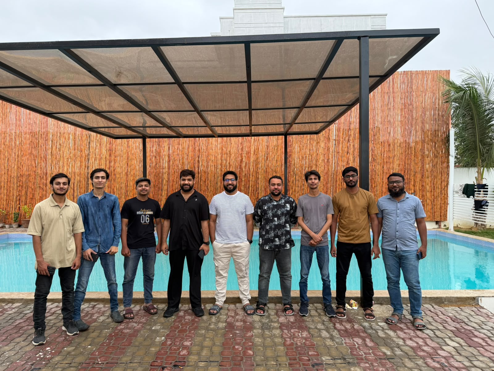 Encore Digital and RizTek Consulting team farmhouse picnic